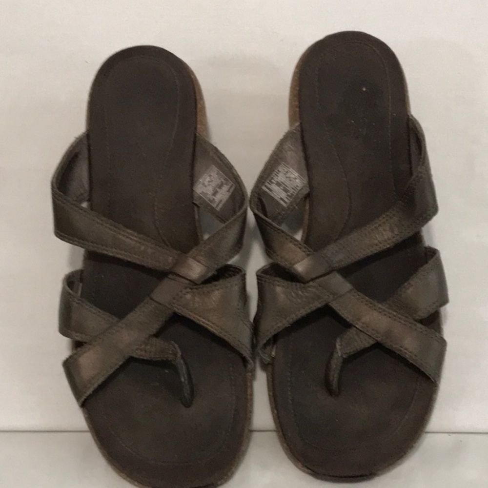 Women's Merrell Strappy  Slip-On  Brown Sandals